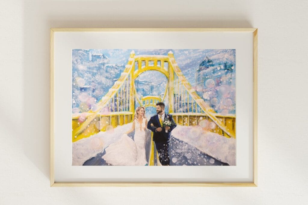 pittsburgh live wedding painter