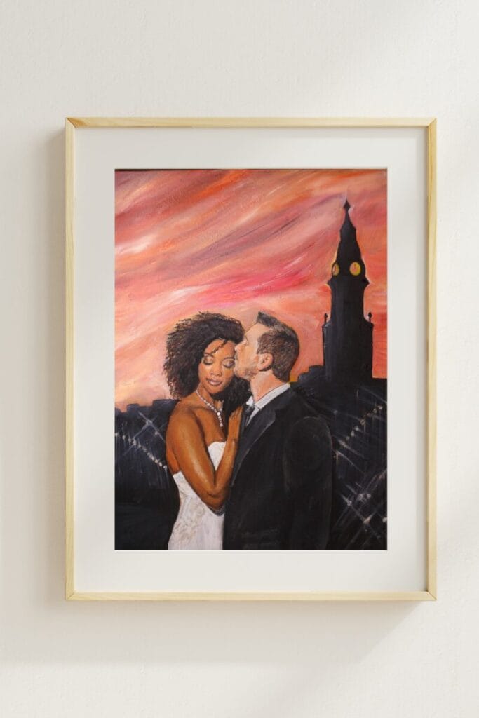 philadelphia live wedding painter