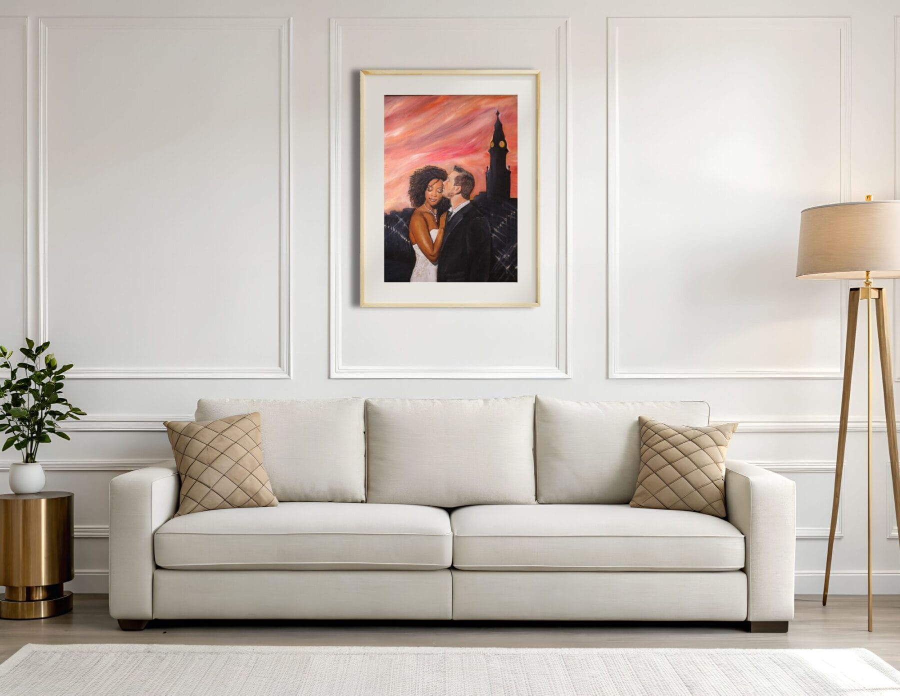 Meaningful Wedding Gifts | Live Wedding Painting Heirloom