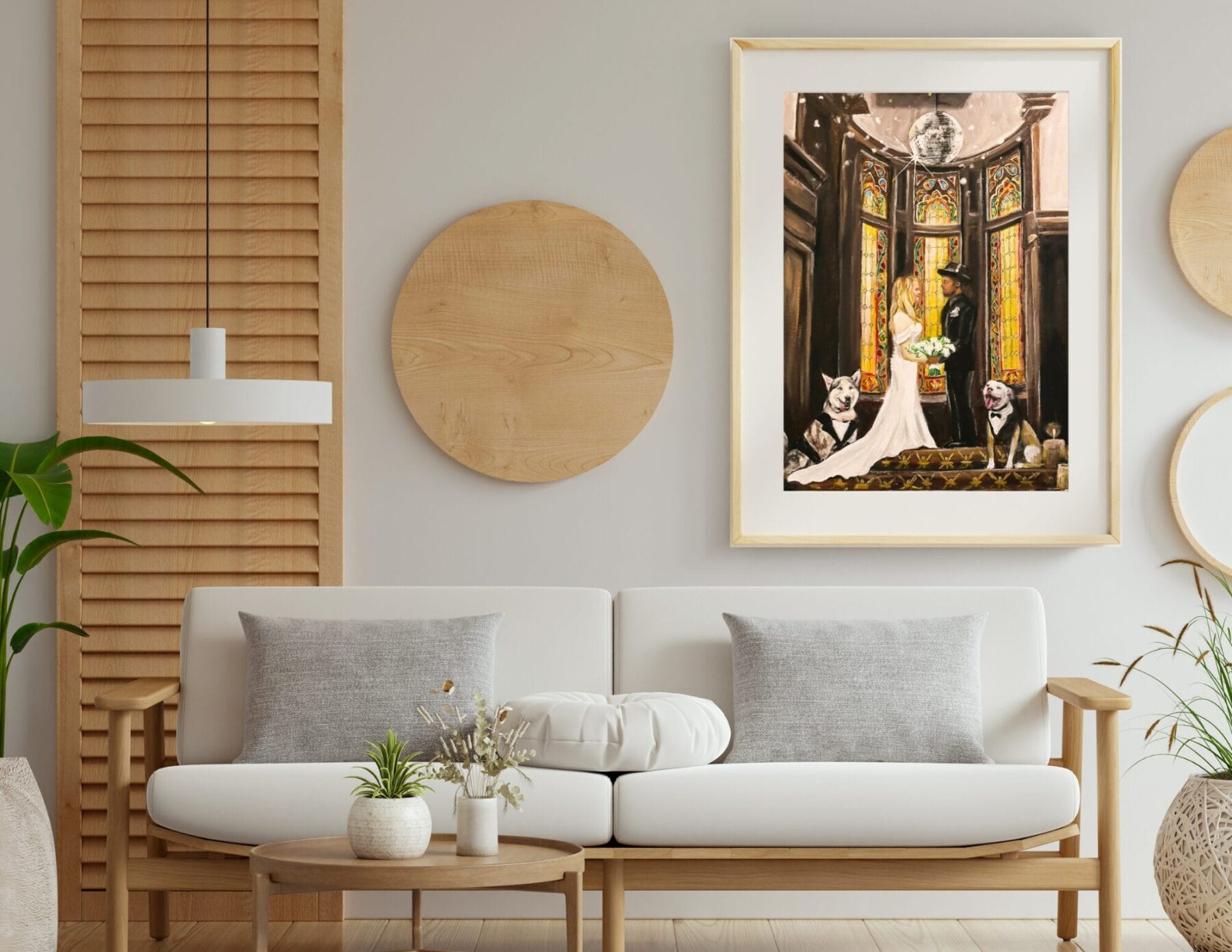 Pittsburgh live wedding painting gift