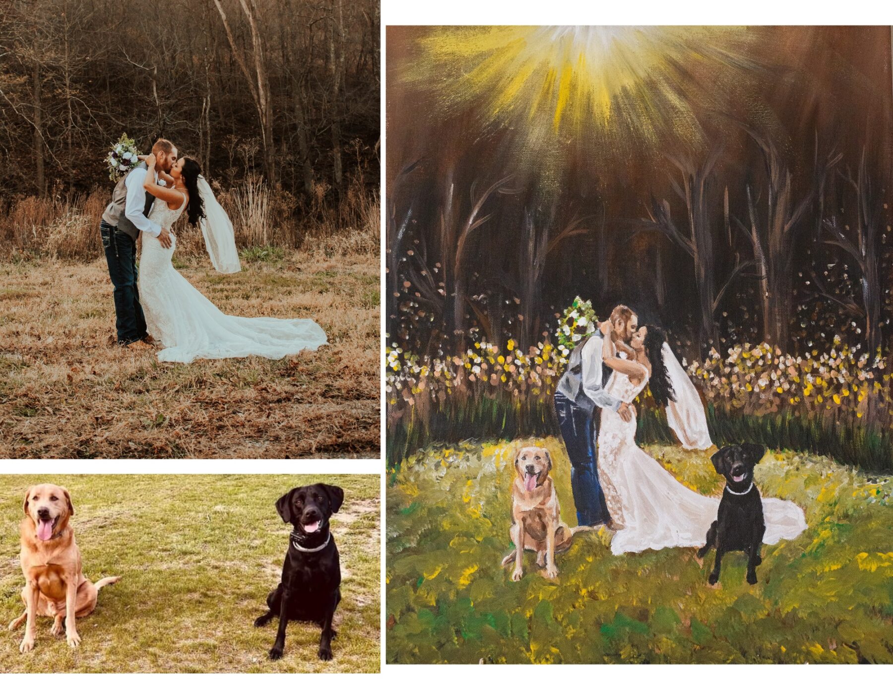 Custom Wedding Paintings