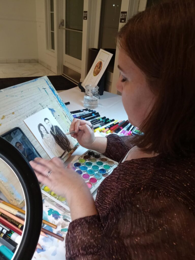 pittsburgh watercolor guest portraits