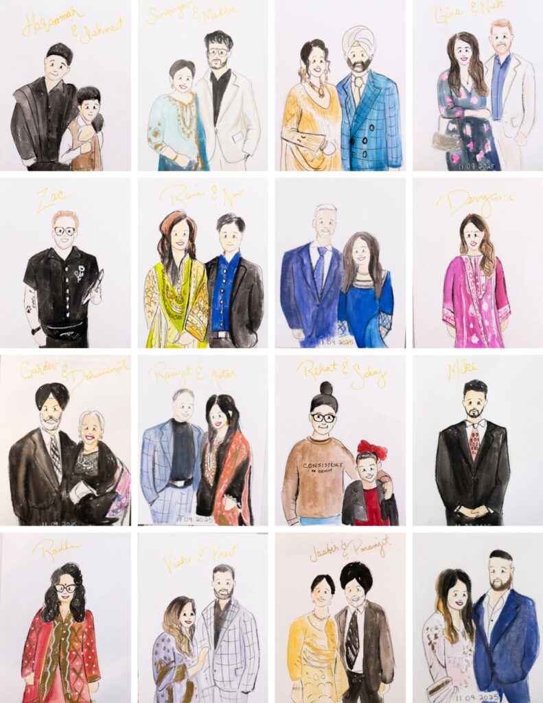 pittsburgh guest watercolor portrait