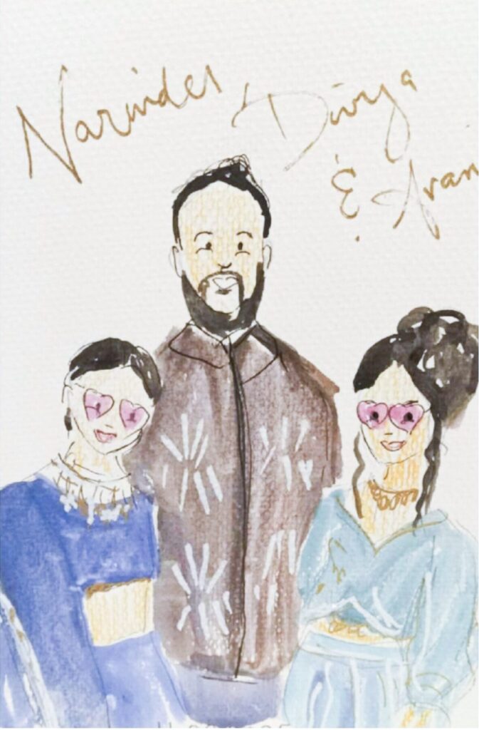 Watercolor Guest Portraits